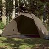 Vidaxl Fishing Tent, 4-Person, Olive, Quick-Pitch