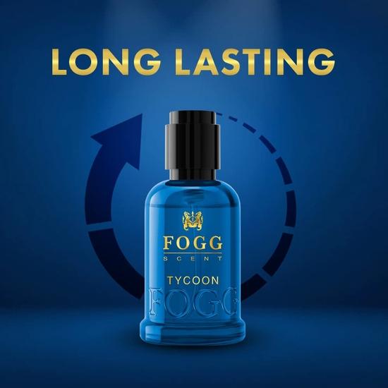 FOGG Men Spray Scent Tycoon Perfume, Long-Lasting, Fresh & Powerful Fragrance Spray, Eau De Parfum, 30Ml