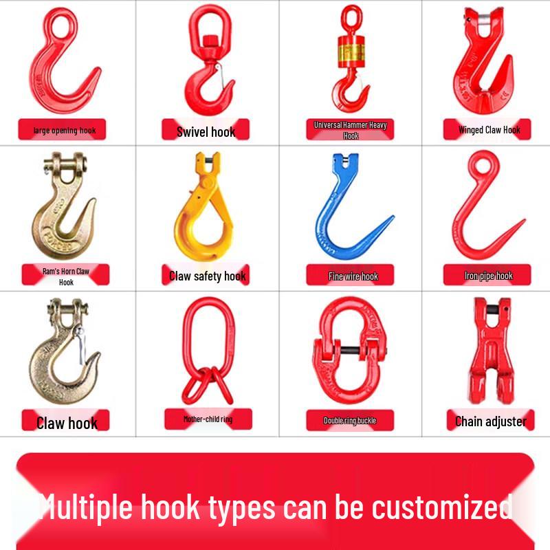 Heavy-Duty Lifting Chain Grab Hook