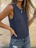 European and American Fashion Casual Round Neck Sweater Vest for Women - Spring/Summer 2026 Collection