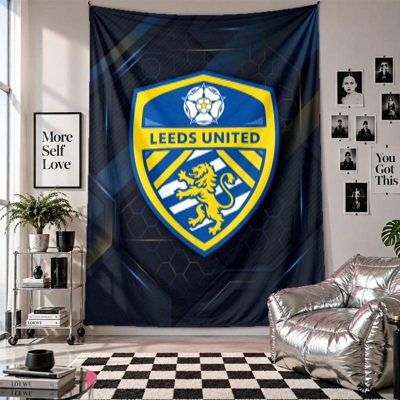 Leeds United Wall Tapestry Home Decor Wall Hanging Cloth for Bedroom Living Room Background