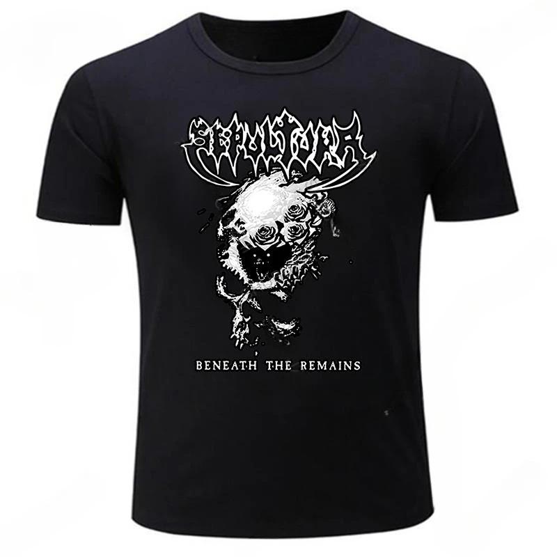 sleeve high quality tees tops Sepultura Beneath The Remains tee-shirt unisex t-shirts MensT shirt short
