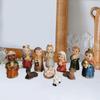 11pcs Nativity Scene Manger Figurines Set Accessories Crafts Resin Catholic Nativity Figurine Statue Figures for Tabletop