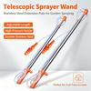 1 Set Stainless Steel Telescopic Spray Rod Extension Tube 260/360Cm For Garden Sprayer & Irrigation Nozzle Accessories