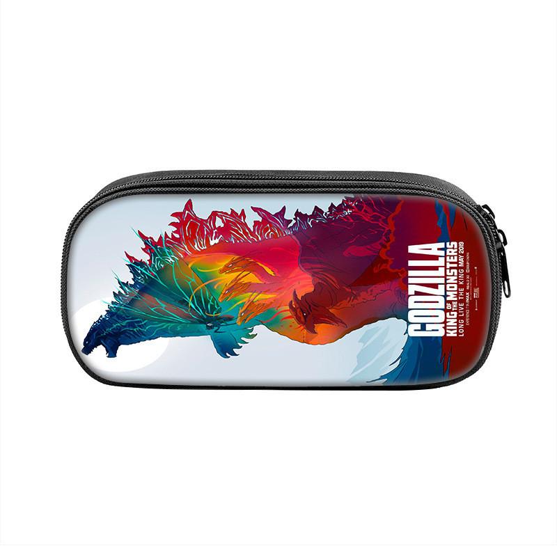Godzilla Federmäppchen Große Kapazität Nylon Schreibwaren-Organizer Für Schüler Und Kinder
