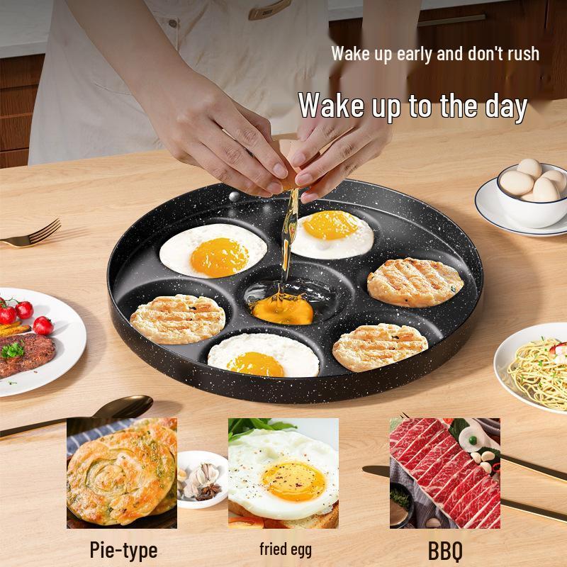 Minai Non-Stick Multi-Hole Frying Pan for Eggs & Burgers