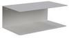 METAL SHELF Joliet S White Minimalist TWO LEVELS