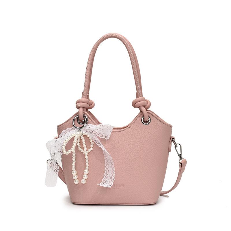 Fashion Solid Color Handbag Women's New Shoulder Bag Casual Messenger Bag