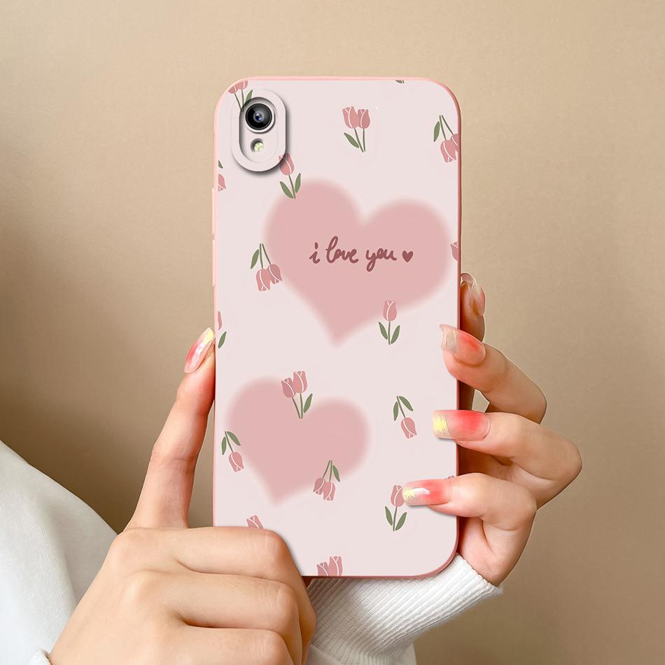 For Vivo Y93 Y93S Y91C Y91i Y90 Y1S Case Fashion Design Camera Protection Shockproof Back Cover Soft Liquid Silicone Phone Cases