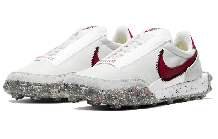 Nike Waffle Racer Crater Summit White Team Red Women's CT1983-103
