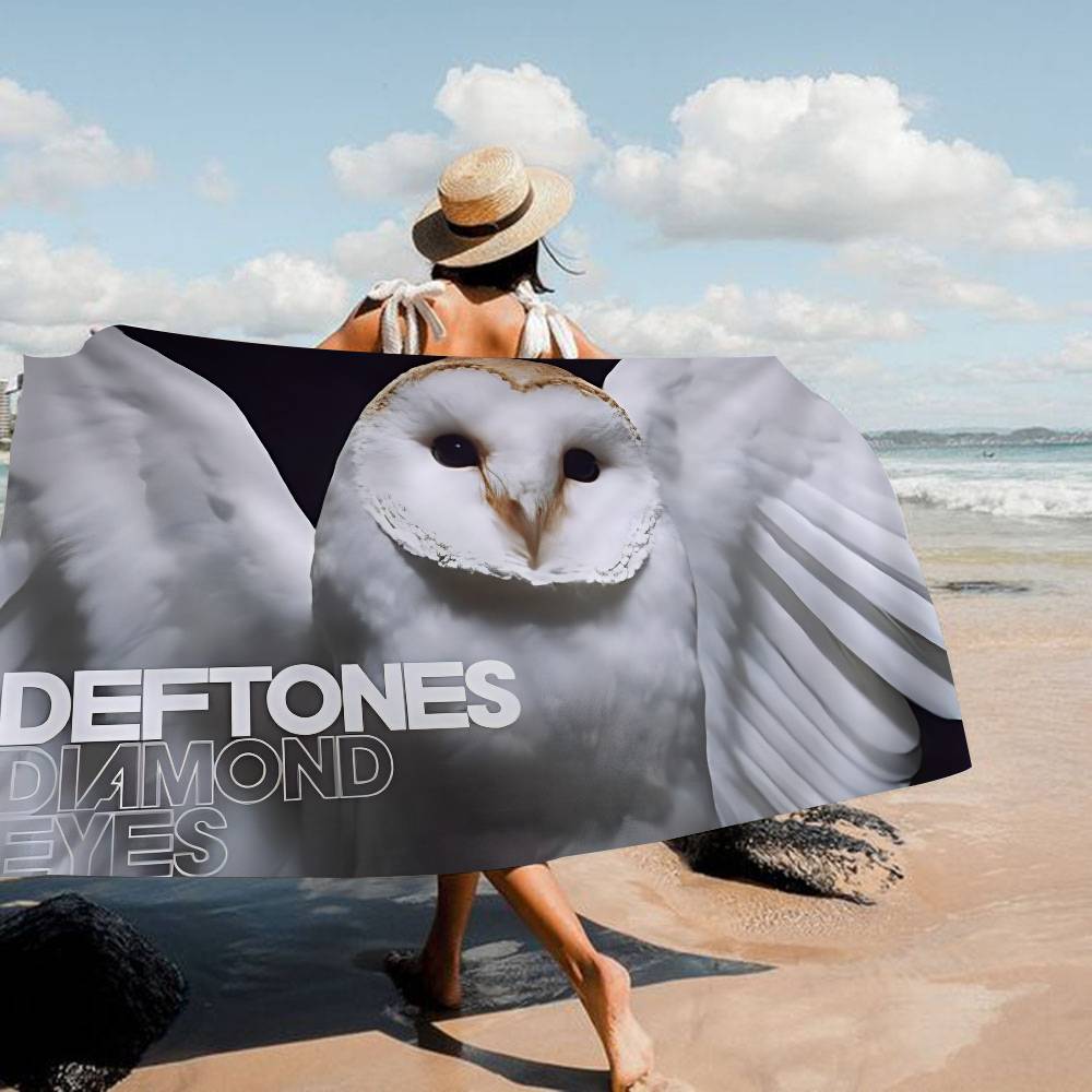 D-Deftones Fashion Beach Towel Colorful Bath Towels For Girl Microfiber Quick Dry Sand Free Beach Yoga Spa Gym Pool