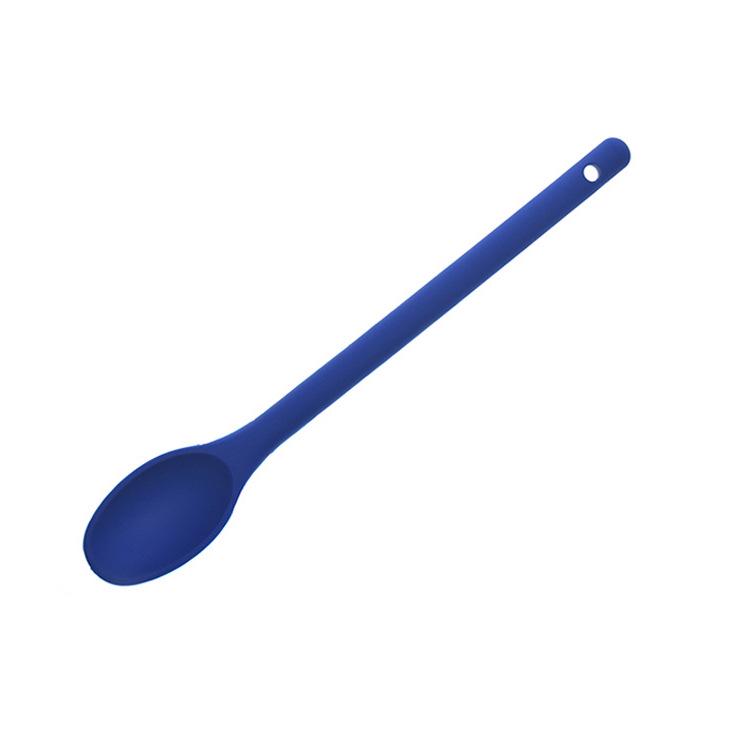 In-Stock Silicone Salad Tongs & Spoon Set with Extended Handle - Dense and Solid Color, Large Size