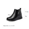 Fashion AIYUQI Mom Snow Boots Non-slip Large Size Natural Wool Women's Ankle Boots Flat For Middle-aged  Elderly Women Booties