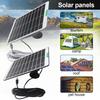 Solar Panels 5W Single Crystal Silicon Micro USB/Type-C Outputs Solar Panel IP65 Waterproof Lightweight Solar Panel Kit