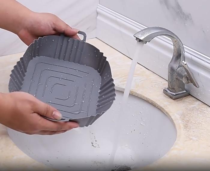 Silicone Insert for Air Fryer Square 17.5cm Baking Pan