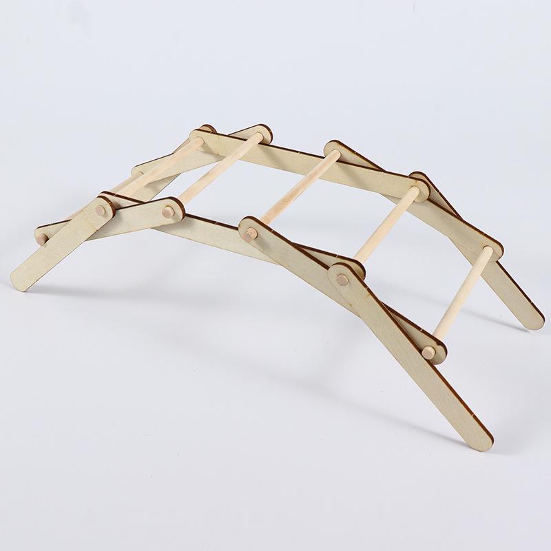 DIY Student Mortise & Tenon Bridge Model: Creative Science & Tech Assembly Kit
