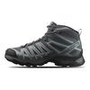 SALOMON X Ultra Pioneer Mid Gtx Lace-Up Slip-Resistant Durable Mid-Top Outdoor Functional Shoes Unisex Shoes Blue Black 471705