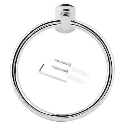 Stainless Steel Towel Ring Holder Round Wall Mounted Towel Rack Bathroom Accessories