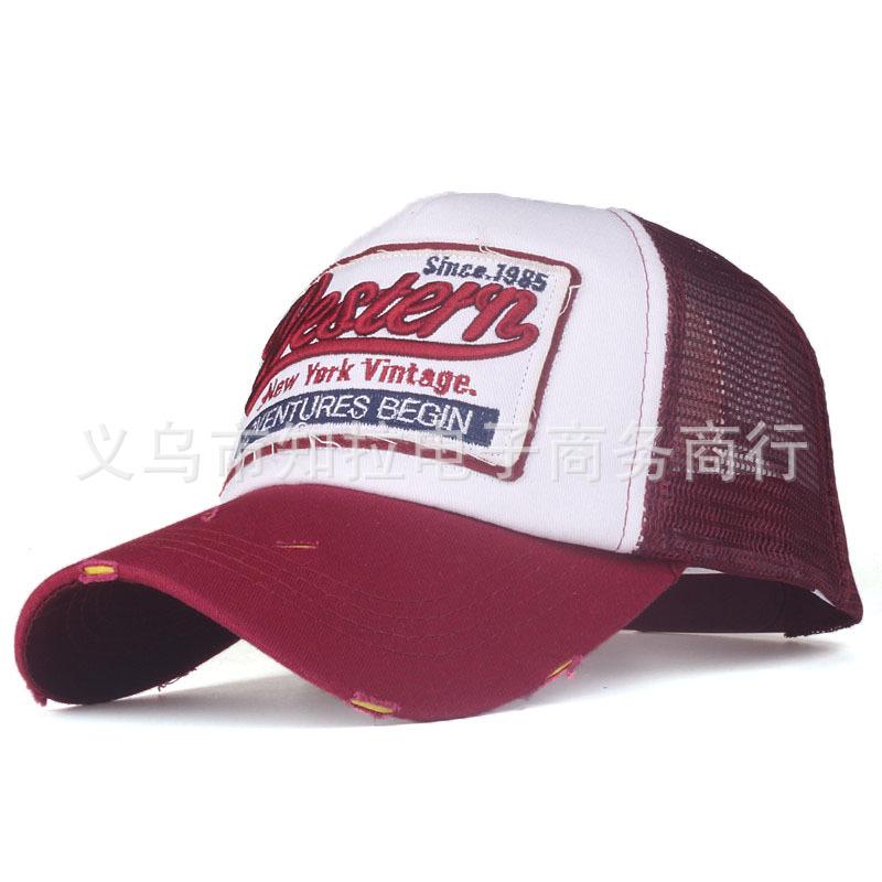 New Patch Mesh Cap Baseball Cap Fashion Men's and Women's Cap Hot Sale