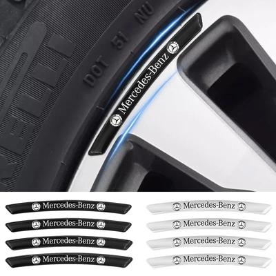4 adet/set Alüminyum Alaşım Spor Amblemi Araba Jant Kapağı Çıkartmaları Mercedes Benz A180 A200 A260 W203 W210 W211 W204 C E S CLS İçin