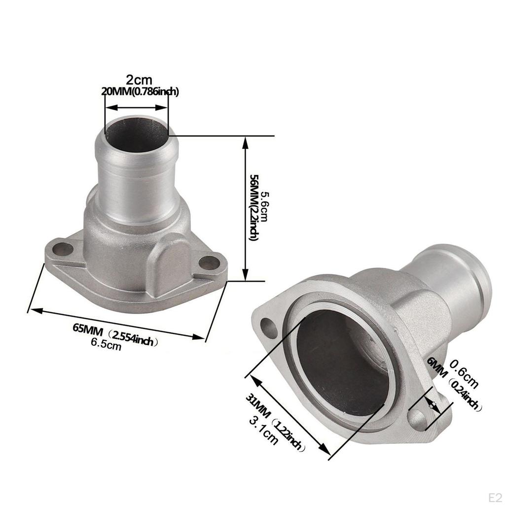 Coolant Flange Cooling System Part Replace 026 121 145E Metal Replacement Water Connection