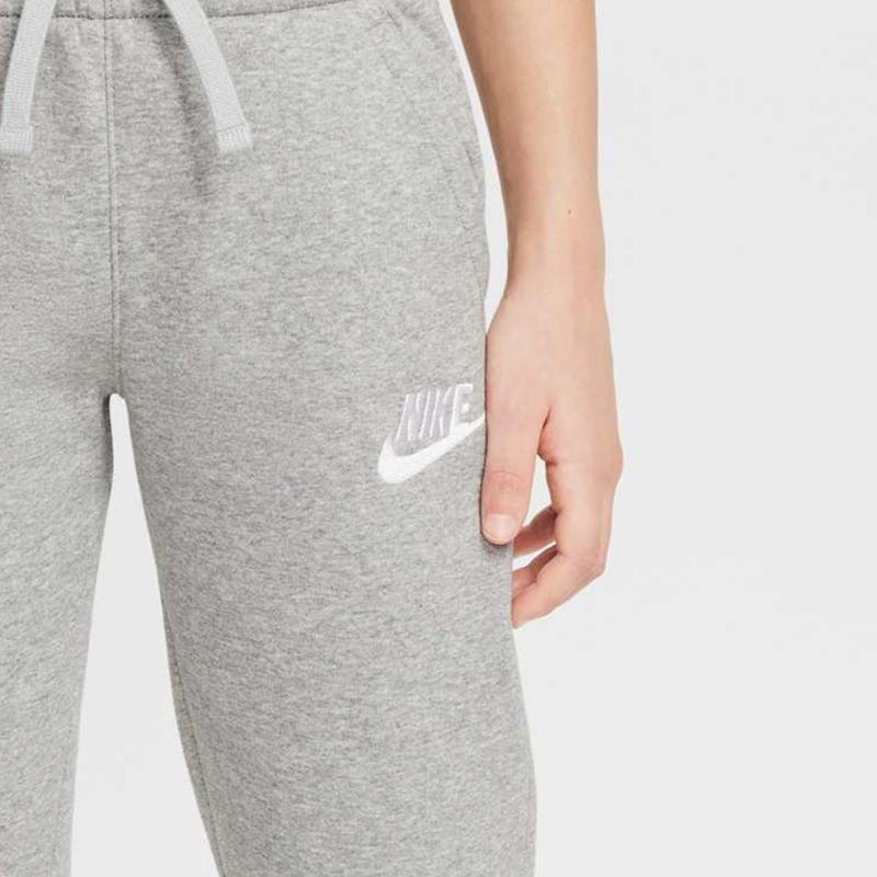 Nike Knitted Sports Pants Youth Sports Lifestyle Series Fashion Comfortable Skin-Friendly Soft Kids bottoms Gray CI2911-063