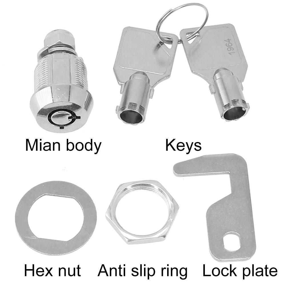 

High Quality Practical Brand New Exquisite Cam Locks Lock 1set Zinc Alloy Copper Hook Cam Lock +Keys Lock Cylinder China Mainland