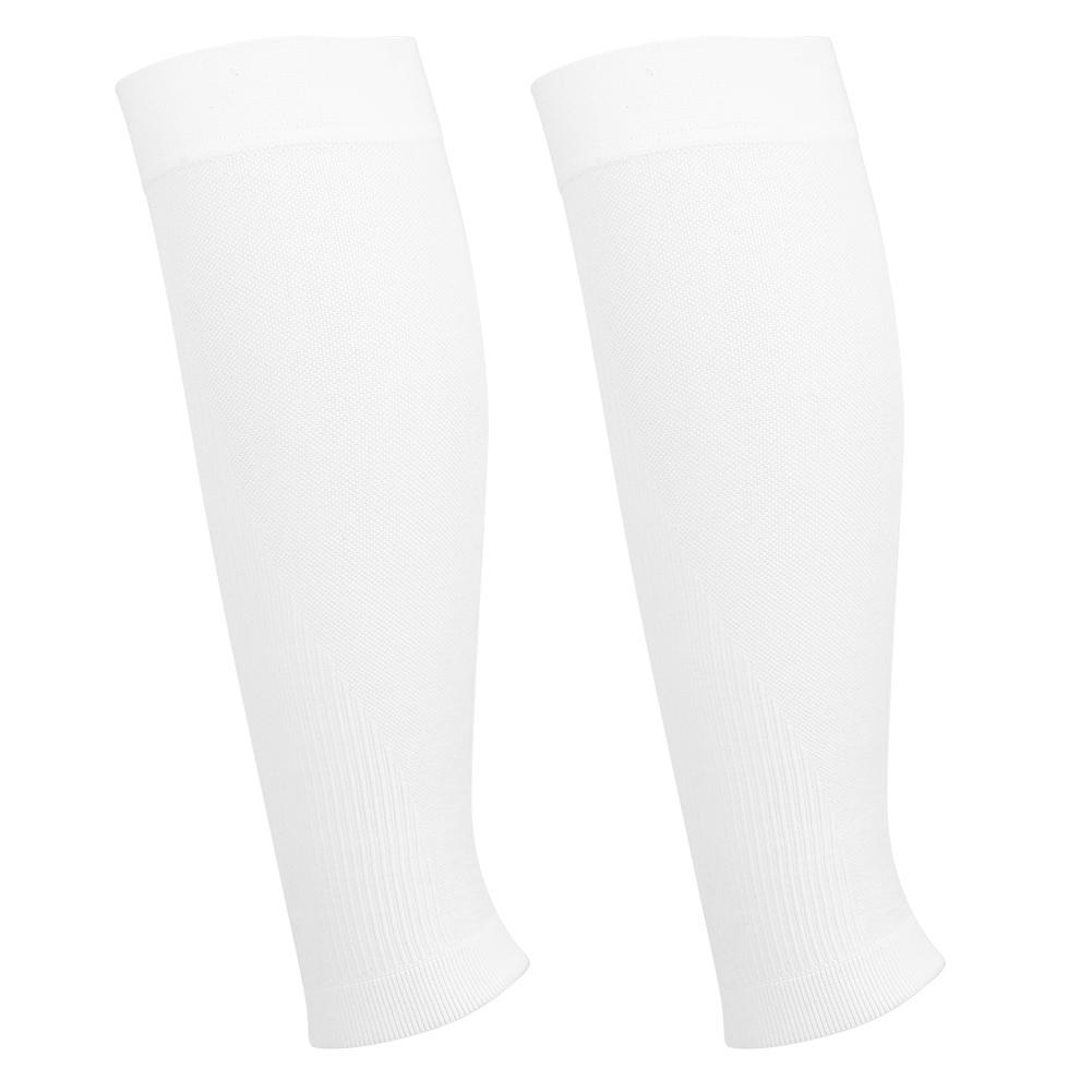 Mumian Pair of Calf Support Brace Breathable Soft Leg Protector for Physical Exercise WhiteM