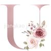Personalized Mug Floral Initial Name Cup Custom Name Tea Coffee Hot Chocolate Mugs Bride Bridesmaid Mothers Day Gifts for Her