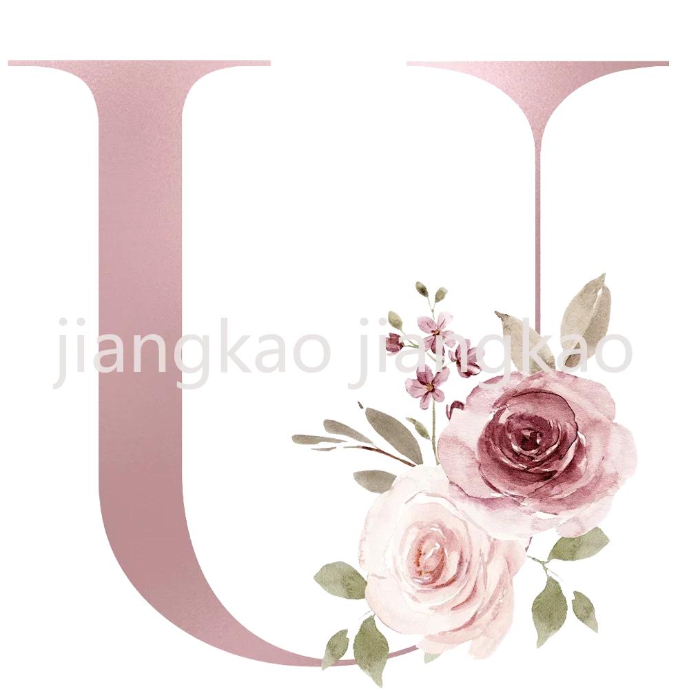 Personalized Mug Floral Initial Name Cup Custom Name Tea Coffee Hot Chocolate Mugs Bride Bridesmaid Mothers Day Gifts for Her
