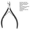 Stainless Steel Cuticle Trimmer Sharp Eagle Beak Nail Clippers for Precise Dead Skin & Hangnail Removal Manicure Pedicure Tool for Salon Home