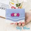 Candy Color Bow Damenmode Geldbörse PU Leder Karte Münzbörse