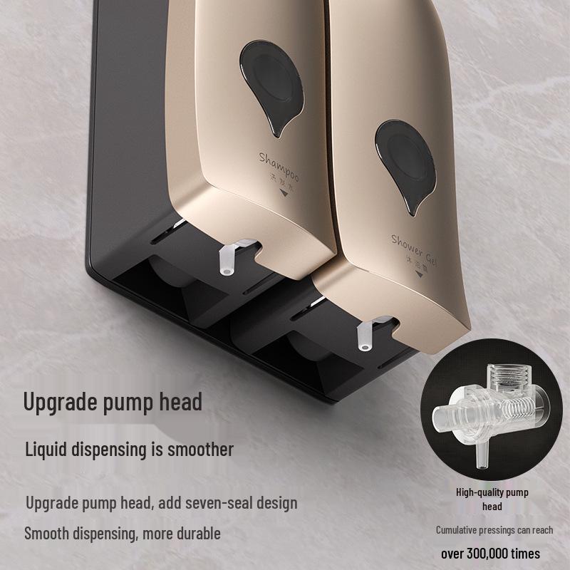 Punch-Free Wall-Mounted Bathroom Soap Dispenser