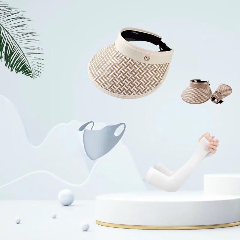 EILEI Sun Protection Hat, Mask & Ice Sleeves Set