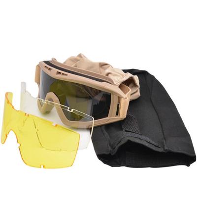Jundingying 3-Piece Ballistic Goggles Set