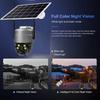 New 5MP HD Solar Camera 4G/WIFI Outdoor 4G Sim Built-in Battery Telecamera PTZ Auto Tracking Home Security Protection CCTV Camera