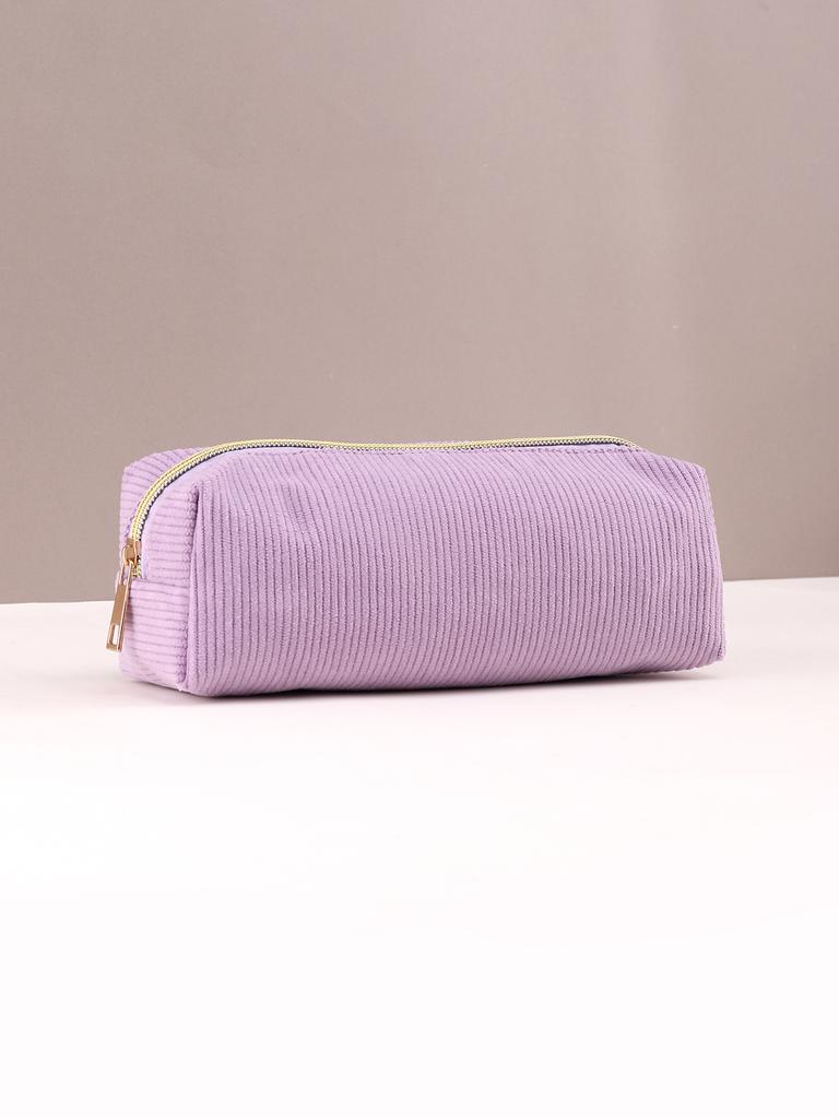 1pc Pencil Case Solid Color Pencil Case School Supplies Large Capacity Pencil Case Stationery Bag Pencil Case School Pencil Case