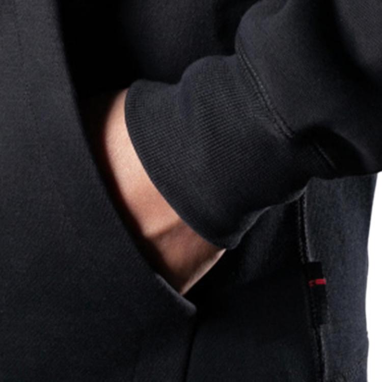 Jordan Fleece-Lined Hooded Sports Jacket Men Outerwear Black CD8734-010