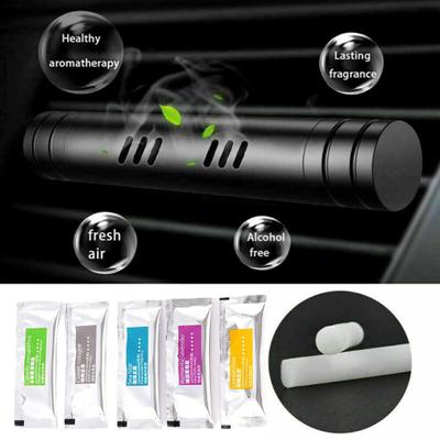 5Pcs Aromatherapy Sticks Strong Fragrance Solid Perfume Aroma Supplement Car Air Aromatherapy Refills Replacement