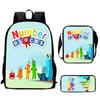 Digitale Bausteine Numberblocks Schultasche Hochauflösend Multifunktional Oxford Leichter Rucksack