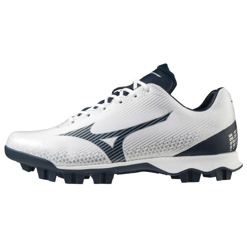 Mizuno Wave LightRevo White Navy Unisex Sneakers 11GP222114 38