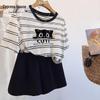 Women's Casual Striped Round Neck T-Shirt