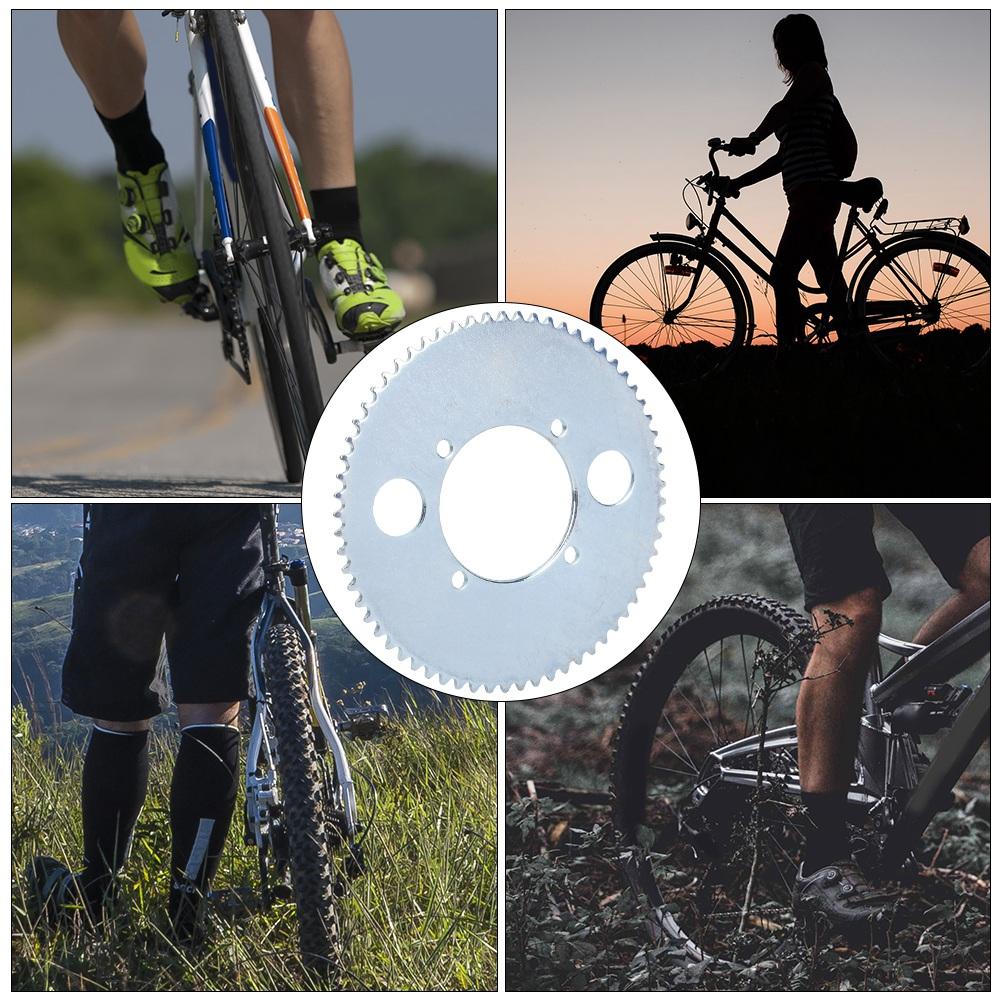 Elektrisk Sparkesykkel Tannhjul 65 Tenner Kjede 4 Hull Kranksett Drevplate for 25H Liten Kjede