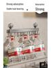 Sliding Suction Cup Kitchen Hooks: No-Drill Aluminum Wall-Mounted Spatula Storage Rail
