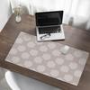 Anti-slip Desk Mat with a Cloud Pattern On a Beige Background 100x50 Cm