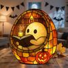 LED Halloween Ghost Night Light Battery Powered Cute Ghost Lamp Multi-Purpose Ghost-Themed Mood Light for Halloween Party