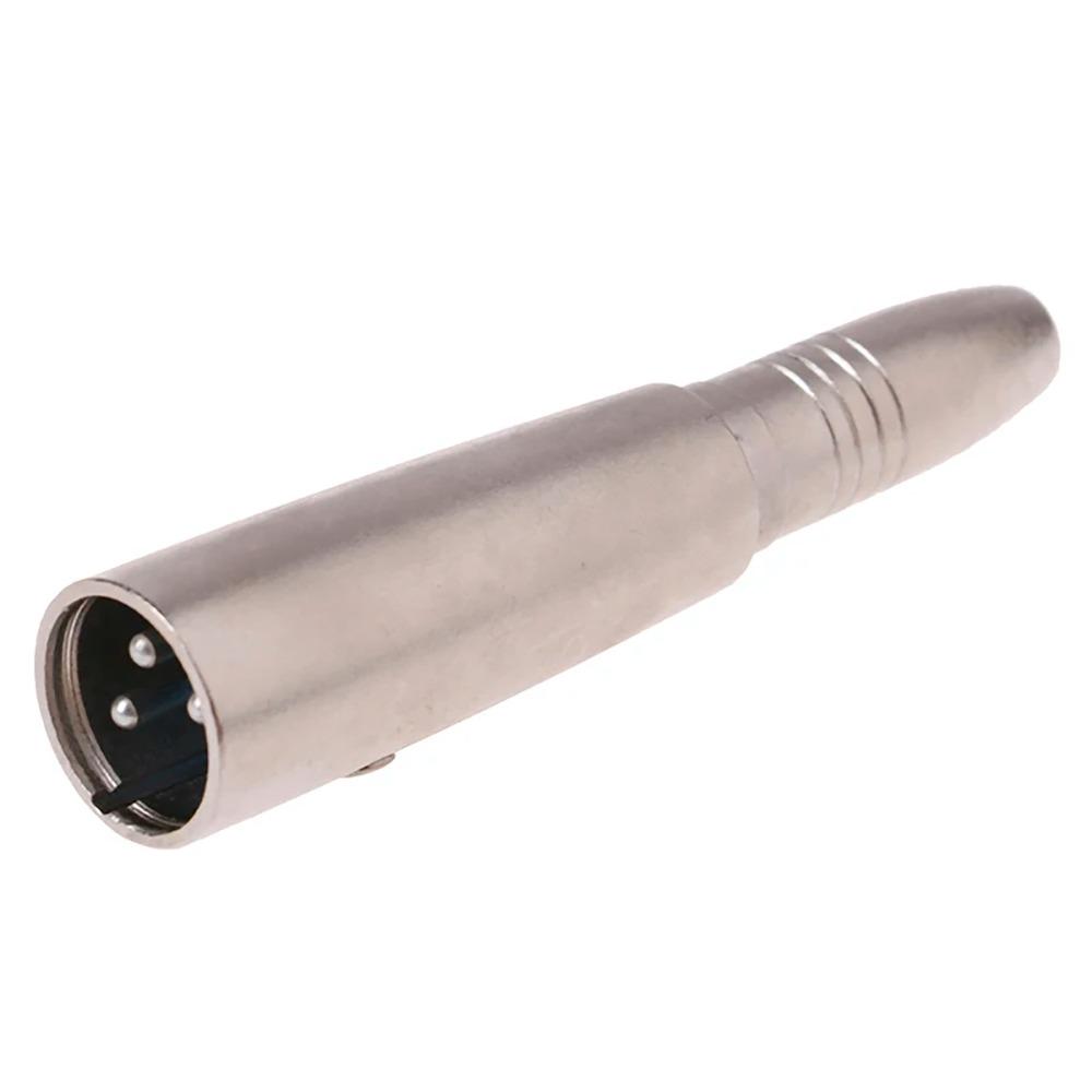 

1Pcs AUX Jack Mic Speaker Converter Mono Female 6.35/6.5mm Cable Connector Plug XLR Male to 1/4 Female 3Pin