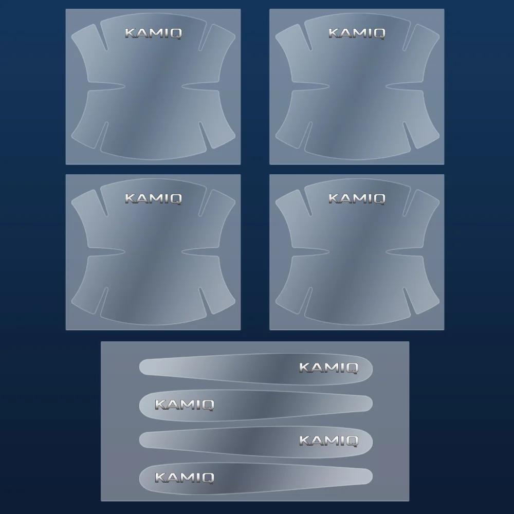 

Car Sticker 2025 New 4/8Pcs Car Door Handle Transparent Door Bowl Protection Stickers For Skoda VRS Yeti Fabia Octavia 3 2 a5 a7