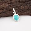 Magnesite Turquoise Gemstone Jewelry, Handmade 925 Solid Sterling Silver Jewelry, Gorgeous Silver Jewelry Pendant For Gift