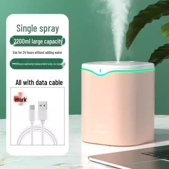 High-Capacity Double-Spray Ultrasonic Humidifier with Large Mist Output